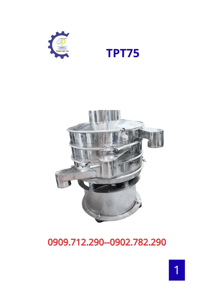 Máy sàn công nghiệp công suất 50kg/h TPT72 - Ảnh 2