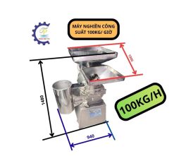 Máy nghiền siêu mịn công nghiệp công suất 100kg/h TPT65