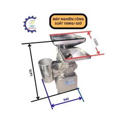 Máy nghiền siêu mịn công nghiệp công suất 150kg/h TPT62