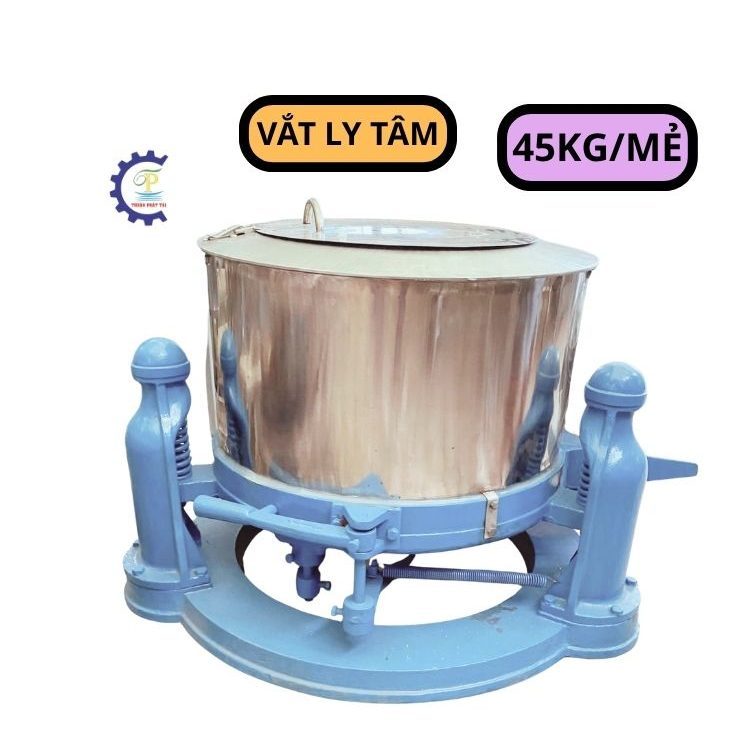 Máy vắt ly tâm công suất 45kg/mẻ TPT118