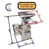 MÁY NGHIỀN SIÊU MỊN CÔNG NGHIỆP CÔNG SUẤT 50KG/H TPT61