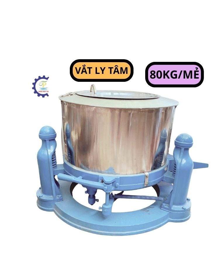 Máy vắt ly tâm công suất 80kg/mẻ TPT121