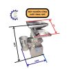 Máy nghiền siêu mịn công nghiệp công suất 70kg/h TPT63