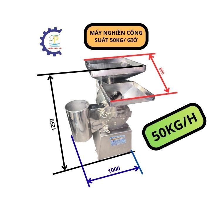 MÁY NGHIỀN SIÊU MỊN CÔNG NGHIỆP CÔNG SUẤT 50KG/H TPT61