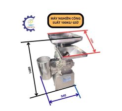Máy nghiền siêu mịn công nghiệp công suất 100kg/h TPT65