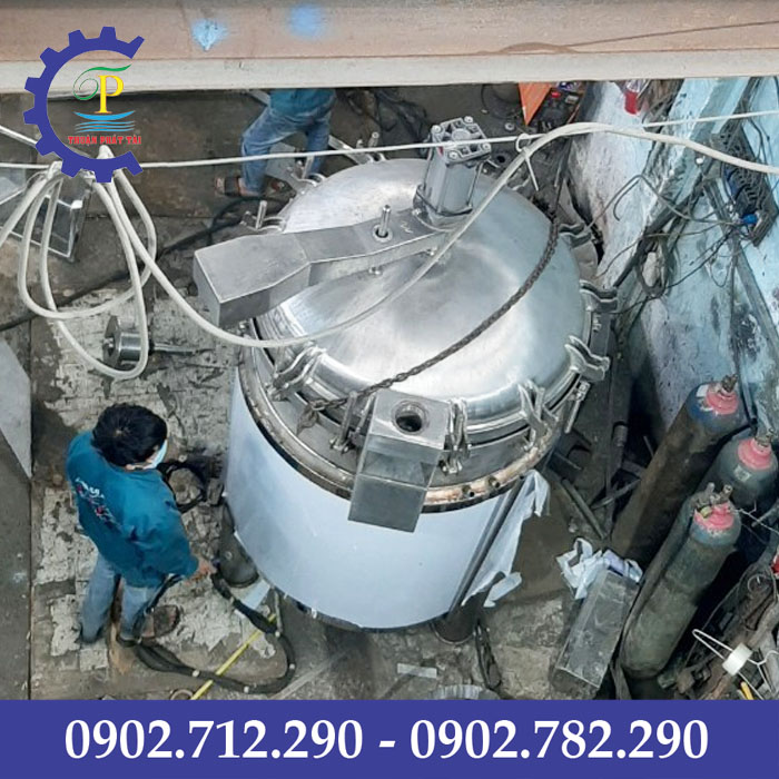 Gia công bồn  khuấy, máy khuấy gia nhiệt theo yêu cầu