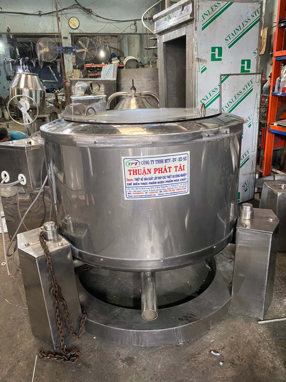 MÁY VẮT LY TÂM CÔNG NGHIỆP - Ảnh 4