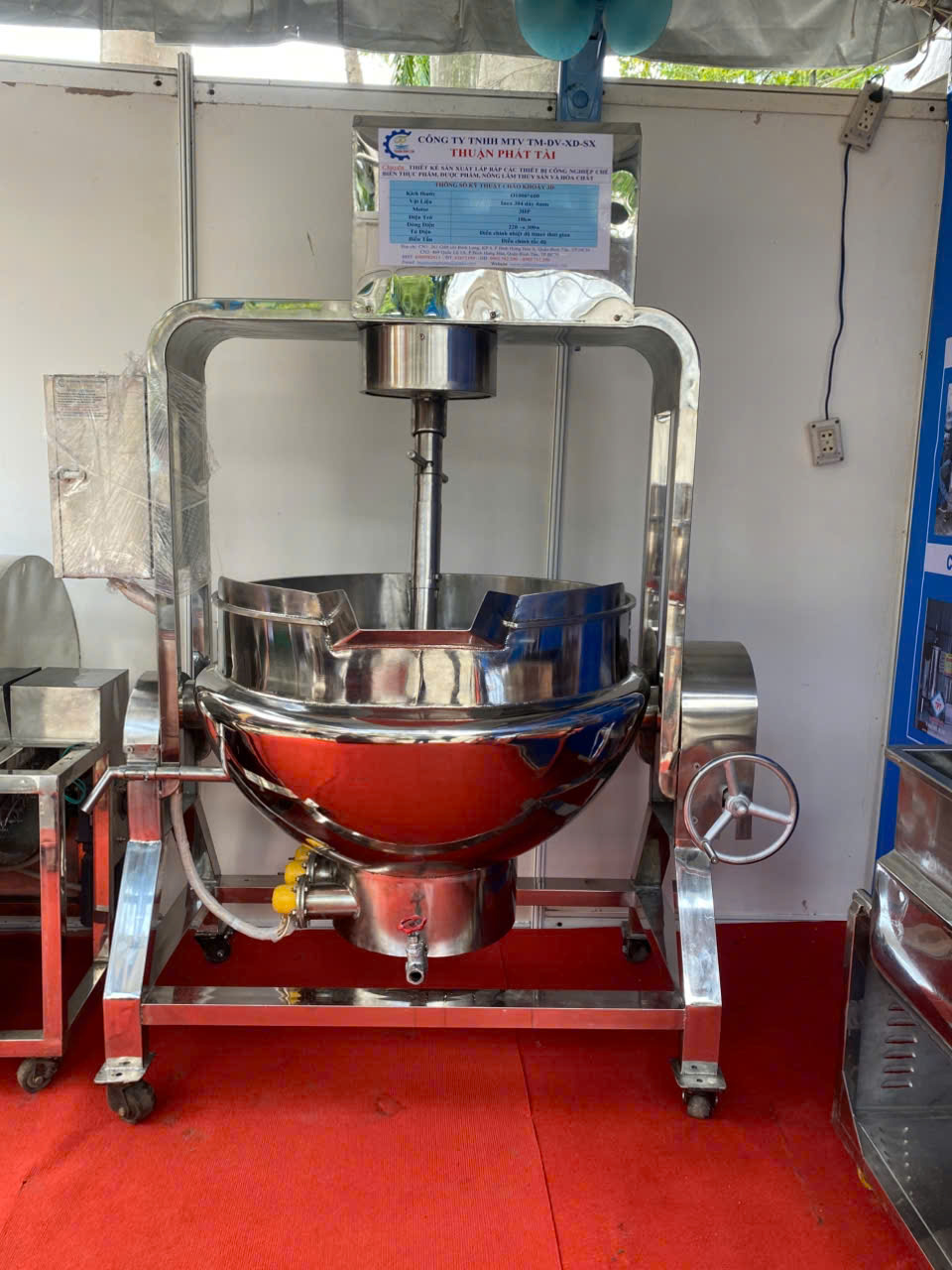 Chảo xào nhân công nghiệp công suất 40kg/mẻ TPT95 - Ảnh 2