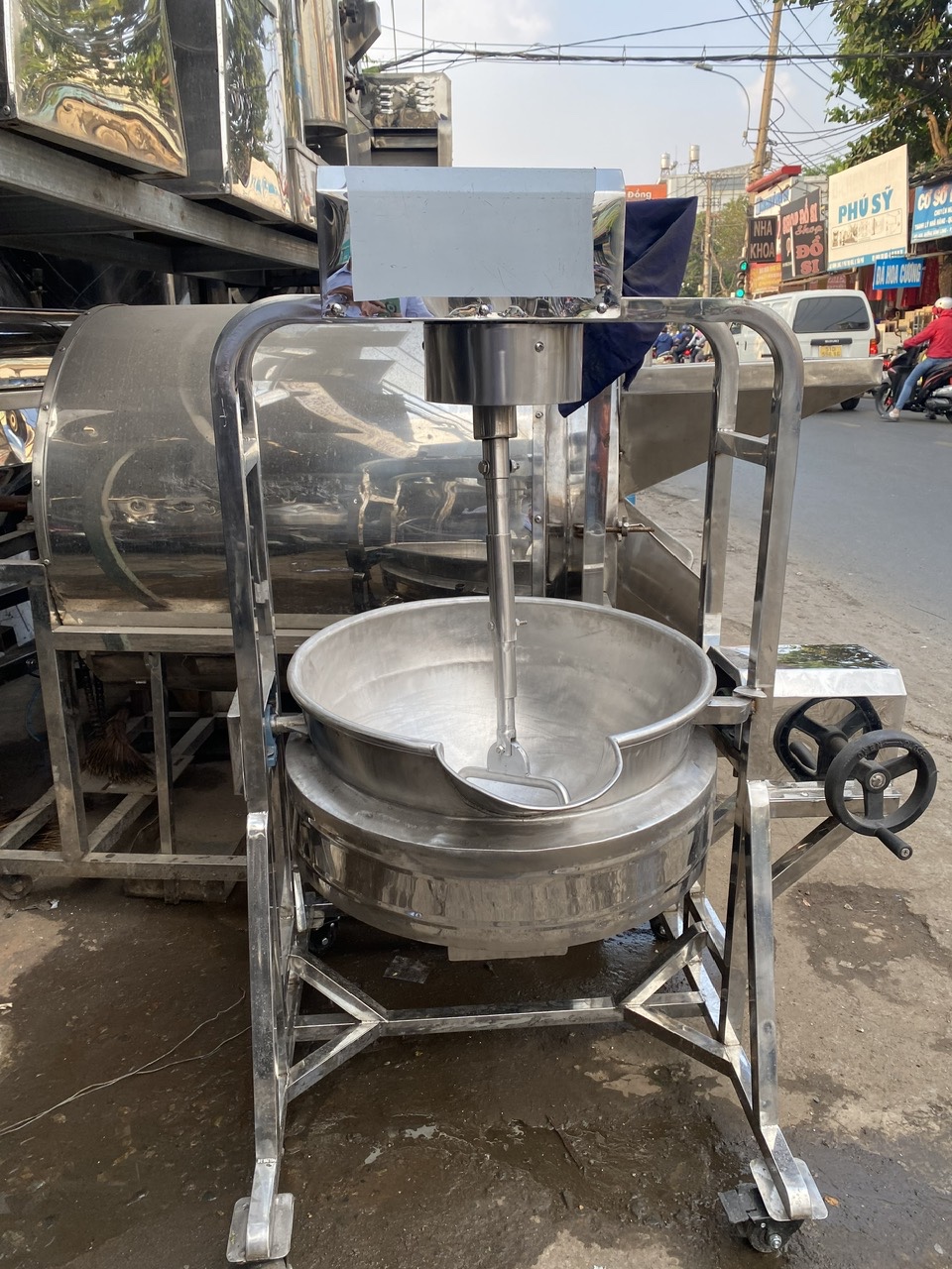 Chảo xào nhân công nghiệp công suất 40kg/mẻ TPT95 - Ảnh 3